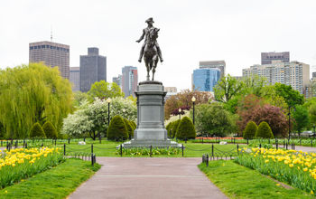 Boston Common public park in Boston, Massachusetts