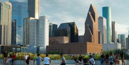 Playing soccer in Houston
