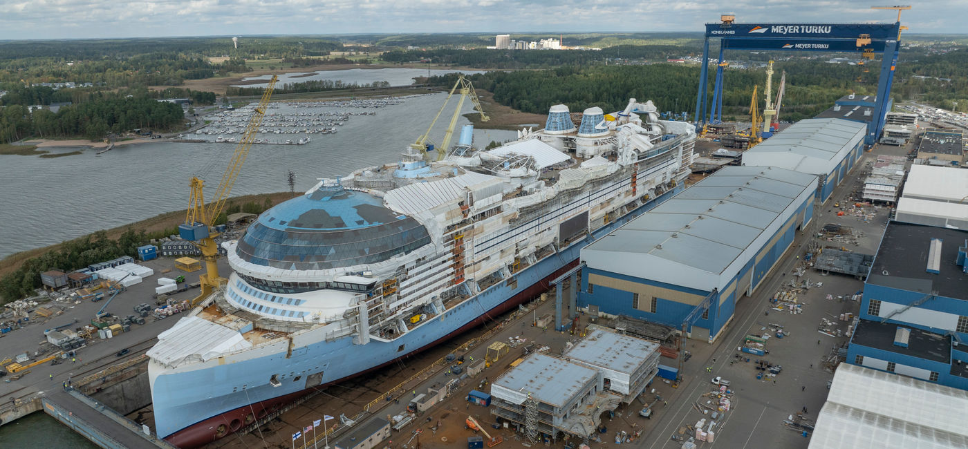 Image: Star of the Seas floats out (Photo Credit: Royal Caribbean International)