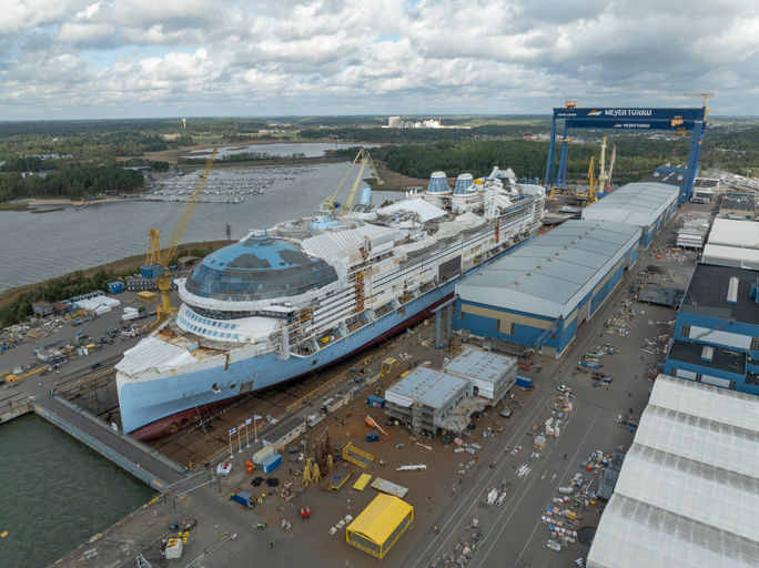 Star of the Seas floats out