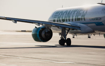 Frontier Airlines plane.