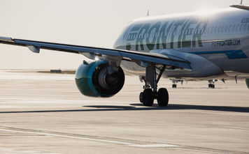 Frontier Airlines plane.
