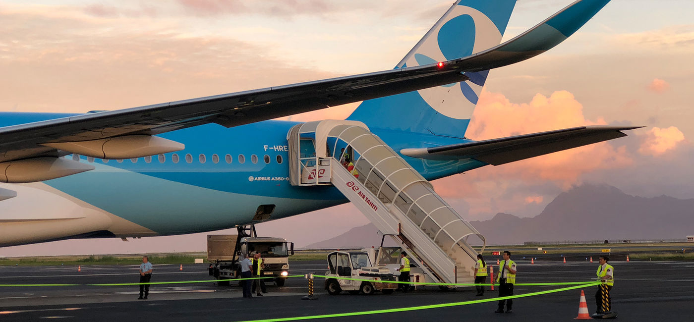Image: La compagnie opère ces vols avec ses A350, configurés en classe économique (Photo Credit: Janeen Christoff)