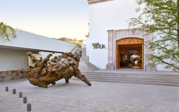 The entrance to the Live Aqua Urban Resort San Miguel de Allende