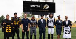 Porter partners with the Hamilton Tiger-Cats