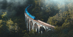 Demodara nine arch bridge, Ella, Sri Lanka.