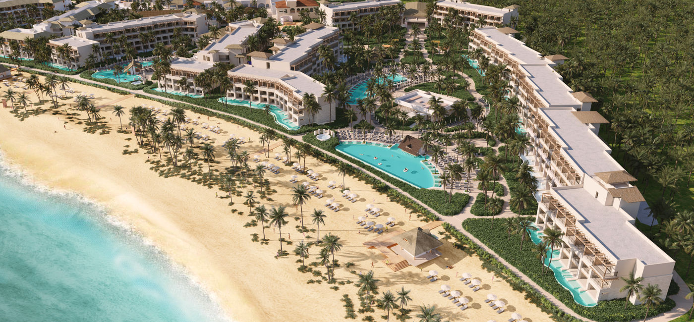 Image: Aerial rendering of the Secrets Playa Esmeralda. (Photo Credit: Secrets Resorts & Spas)