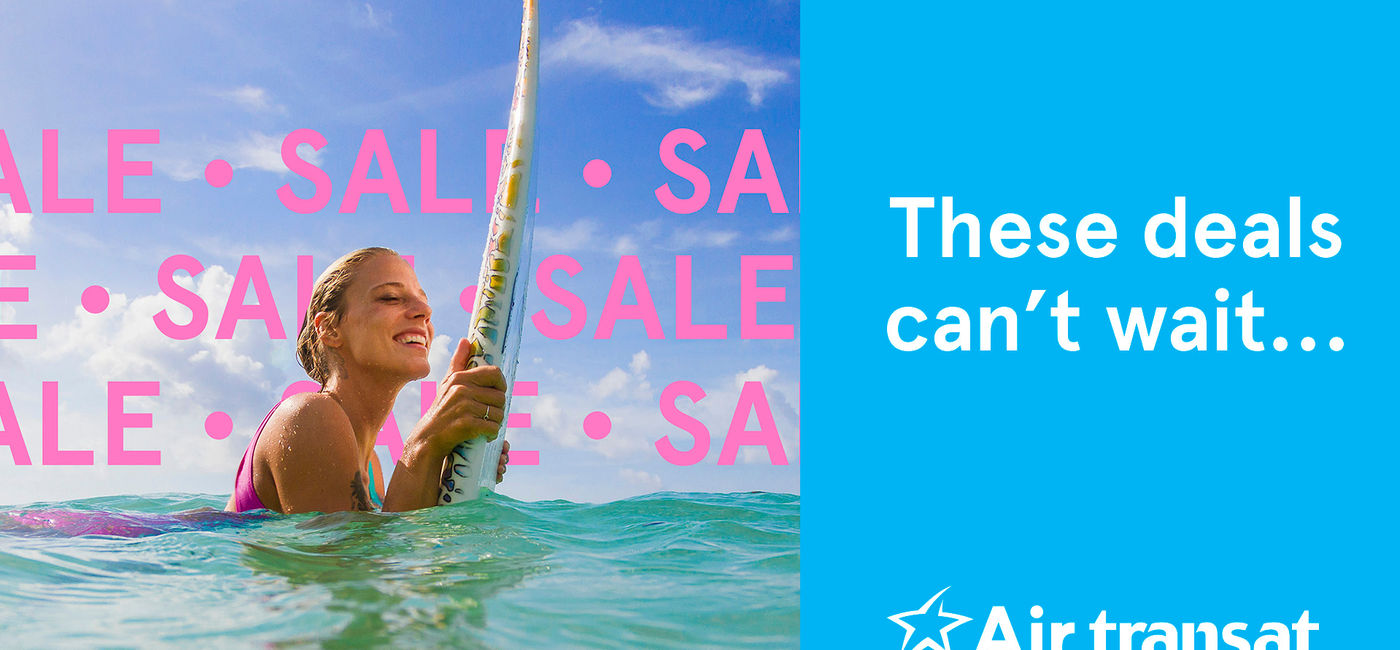 Image: Transat launches November sale on flights and vacation packages (Photo Credit: Transat)