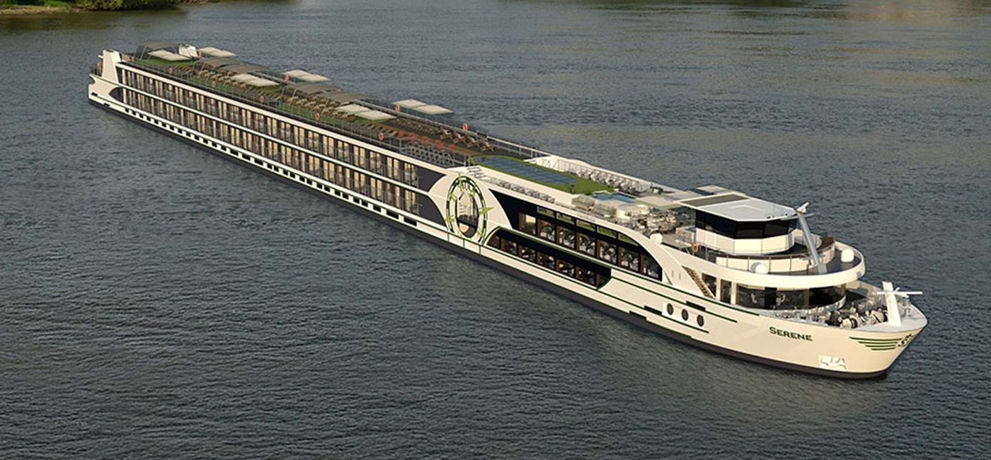 Image: The ms Serene will inaugurate service on France’s Seine River next year, with its sister ship set to debut the waterway in 2027. (Source: Tauck)