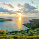 Hanauma bay in Honolulu on the island of Oahu, Hawaii.
