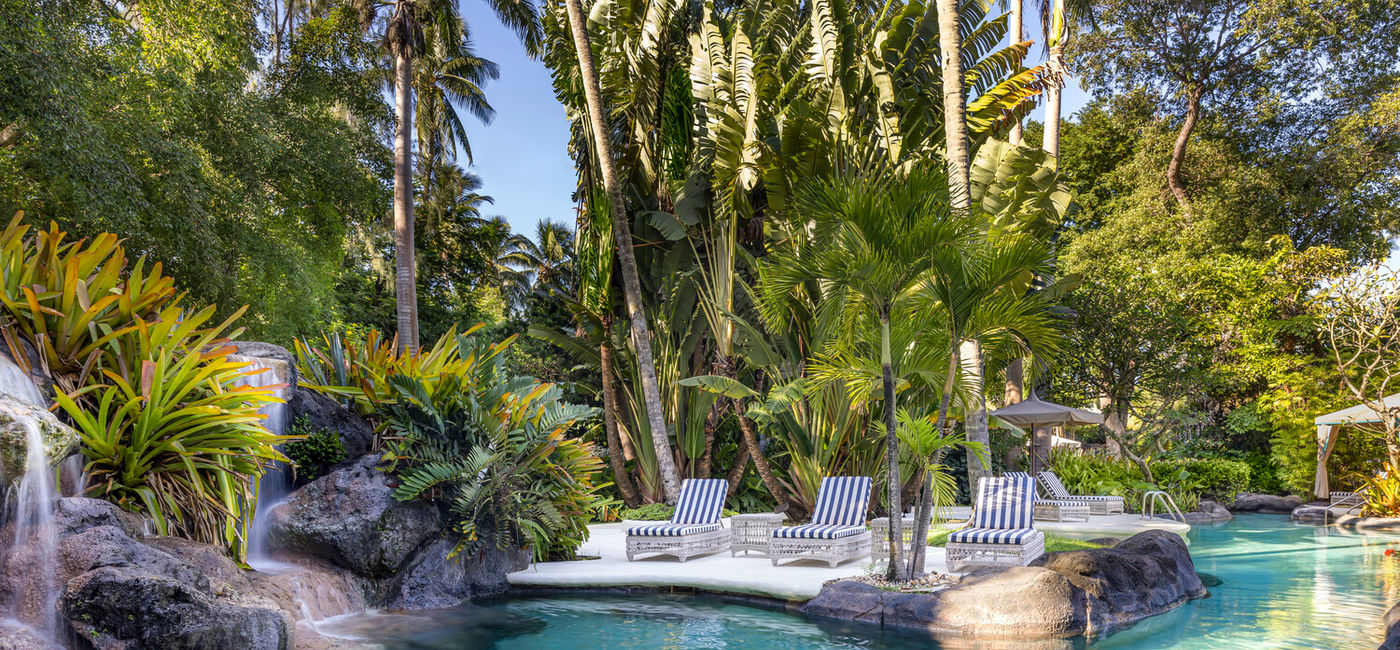 Image: Colony Club pool and waterfall. (Photo Credit: Marriott International)