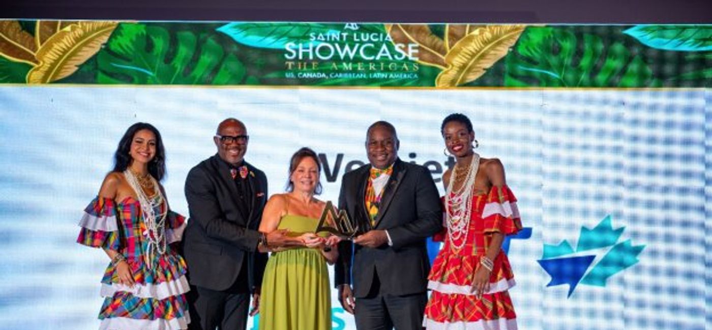 Image: Saint Lucia Showcase honours Air Canada Vacations (Photo Credit: Saint Lucia)
