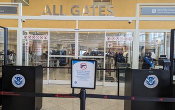 No guns allowed, TSA, all gates, airport security
