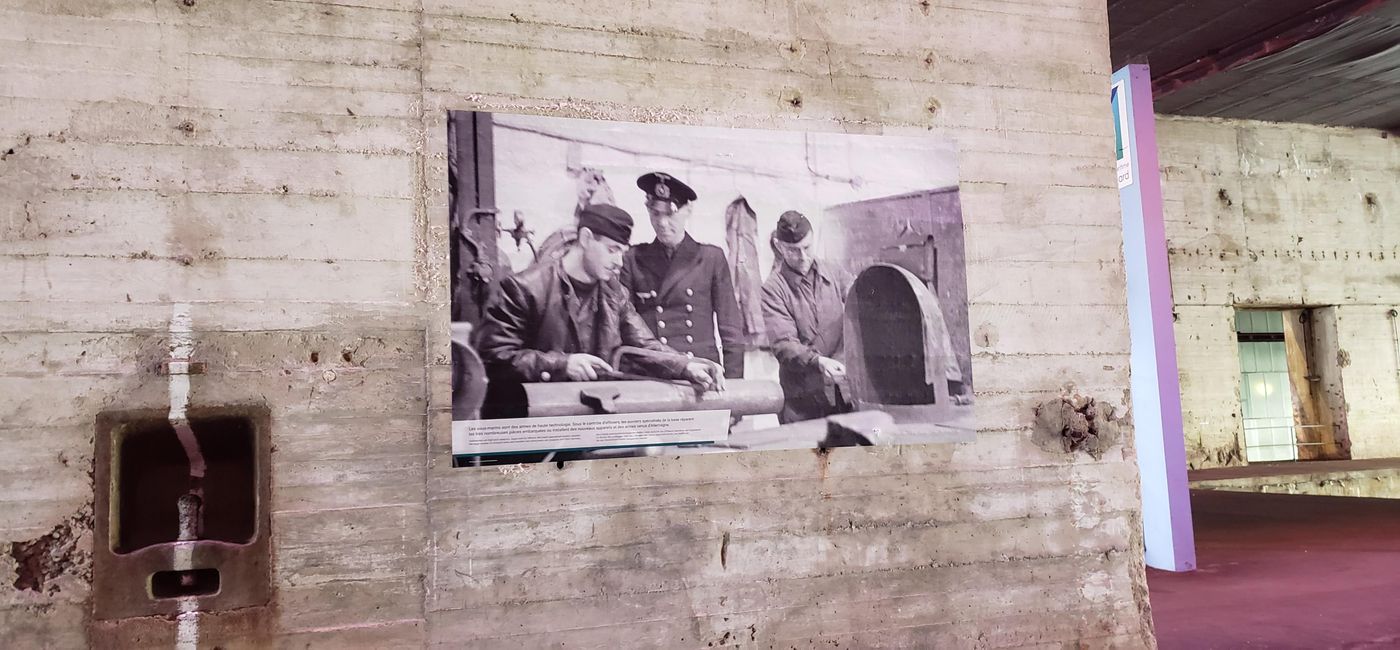 Image: A historical photo on display at the submarine base (Photo Credit: Jen Mallia/TravelPulse Canada)