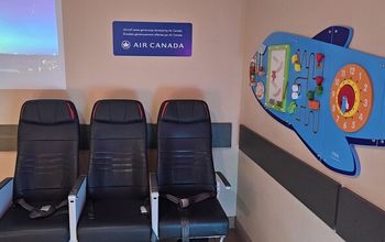 Air Canada donated seats to YEG's new sensory room