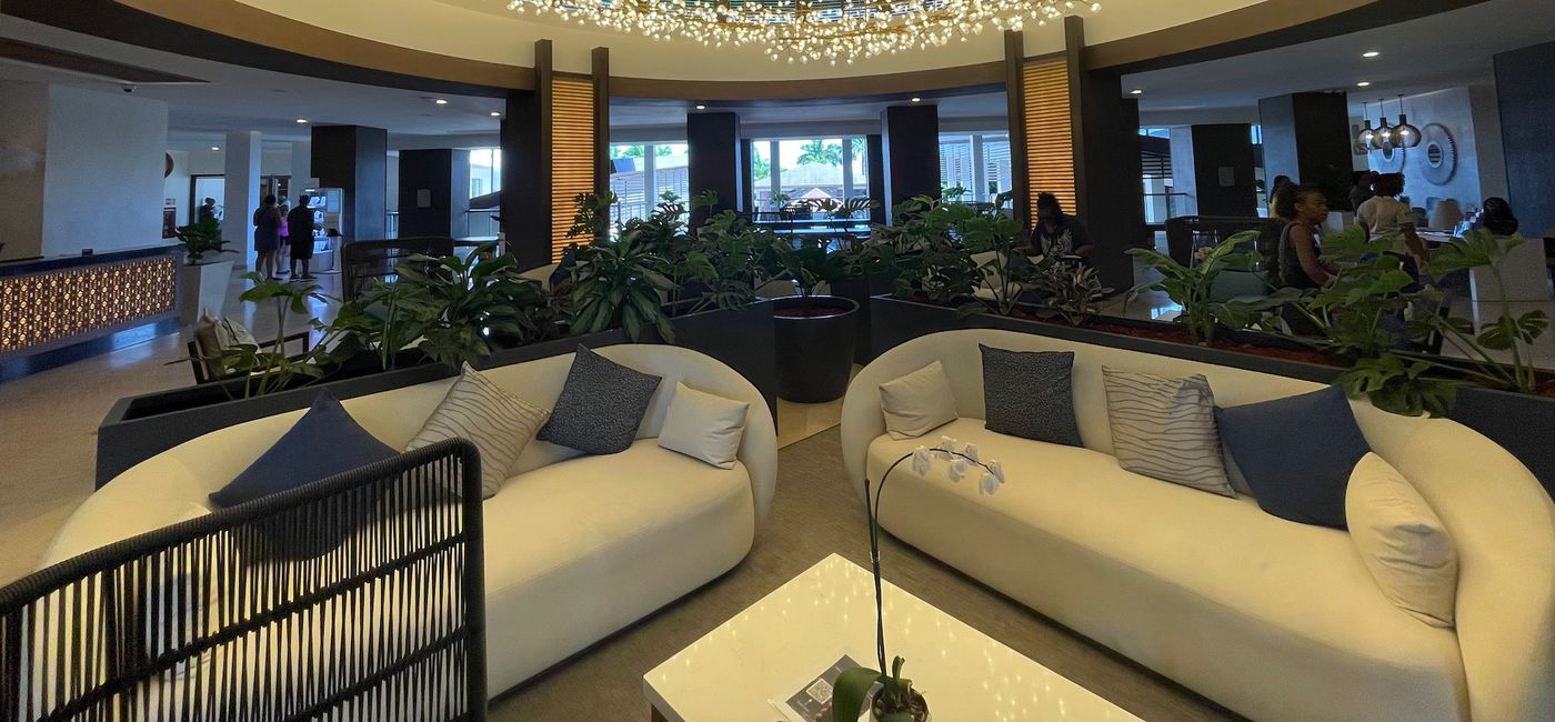 Image: The welcoming lobby at the Royalton Hideaway Montego Bay. (Photo Credit: Bruce Parkinson)