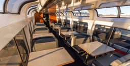 Superliner lounge on Amtrak Auto Train.