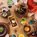 A delicious dinner in Los Cabos, Mexico