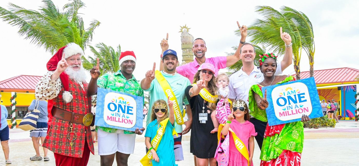 Image: Celebration Key welcomes its one-millionth guest (Photo Credit: Carnival Cruise Line)