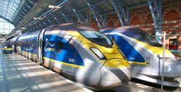 Eurostar, St. Pancras, London, Paris, Europe, rail