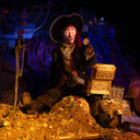 Disneyland's updated audio-animatronic pirate figure uses new Hybrid Front Projection technology.