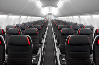 Air Canada Boeing 737 Max 8 interior