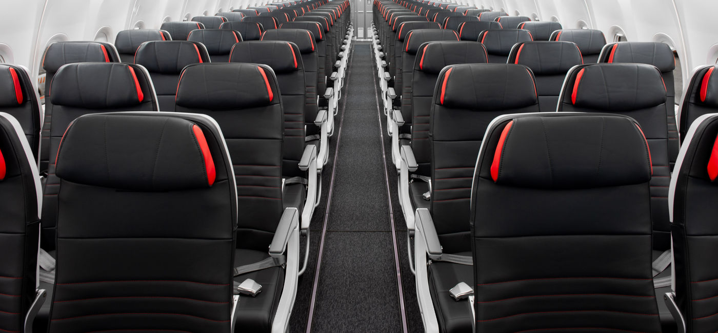 Image: Mal fixés à leurs rails, les sieges pourraient se désengager en cas de surcharge, de turbulences ou d'atterrissage d'urgence (Source: Air Canada)