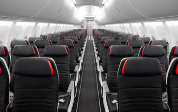 Air Canada Boeing 737 Max 8 interior