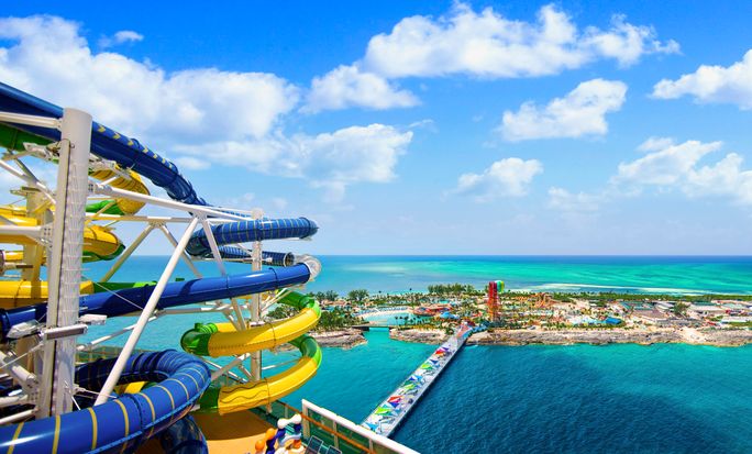 Royal Caribbean's Adventure of the Seas at Coco Cay