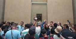 Mona Lisa at Louvre, Paris, France