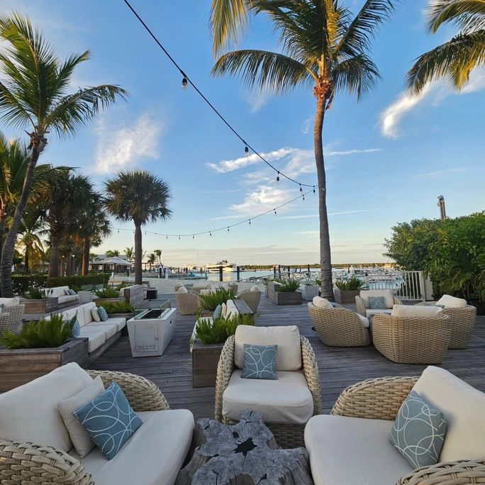 Outdoor seating and firepits, Blue Haven Resort Outdoor seating and firepits, Blue Haven Resort