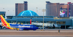 Southwest Airlines plane at Las Vegas' Harry Reid International Airport