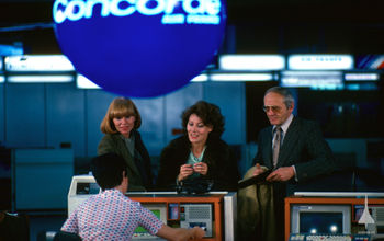 Concorde check-in desk
