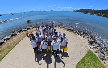 Carnival Cruise Line conducted cleanups around the world