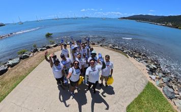 Carnival Cruise Line conducted cleanups around the world