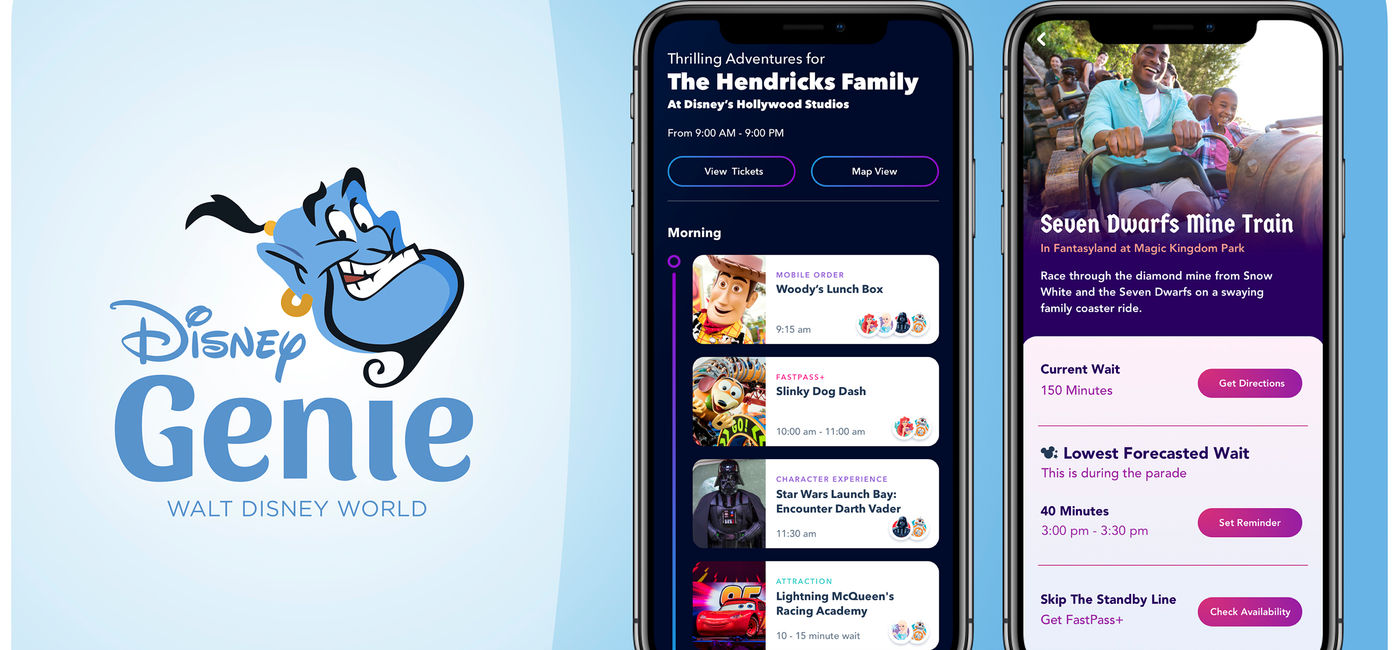 Image: Disney Genie service (Photo via Walt Disney World News)