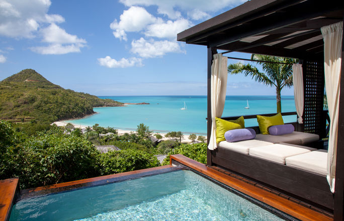 Hillside Pool Suite at Hermitage Bay, Antigua - a member of Small Luxury Hotels of the World.