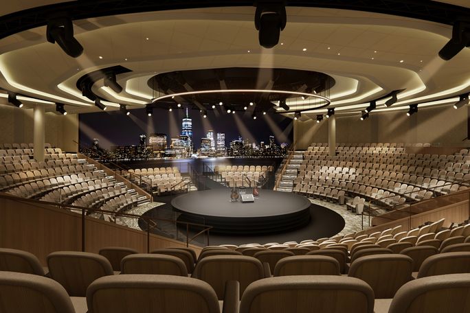 Princess Arena, cruise ship theaters, Princess Cruises, Sun Princess