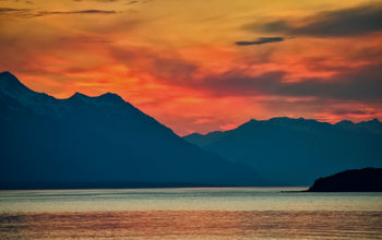 Sunset in Alaska