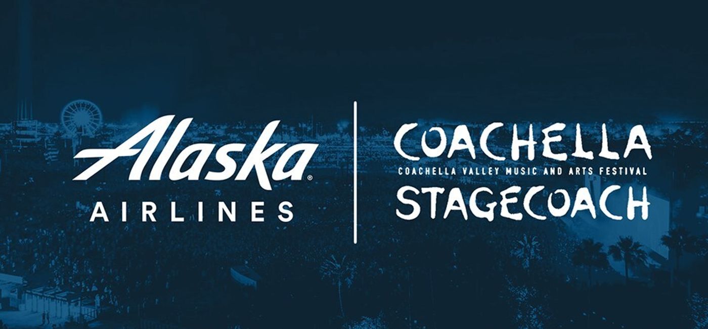 Image: Alaska Airlines is the official airline partner of Coachella and the Stagecoach Festival. (Photo Credit: Alaska Airlines)