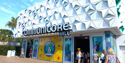 Communicore Hall at EPCOT, Walt Disney World, kids, theme park, play, fun