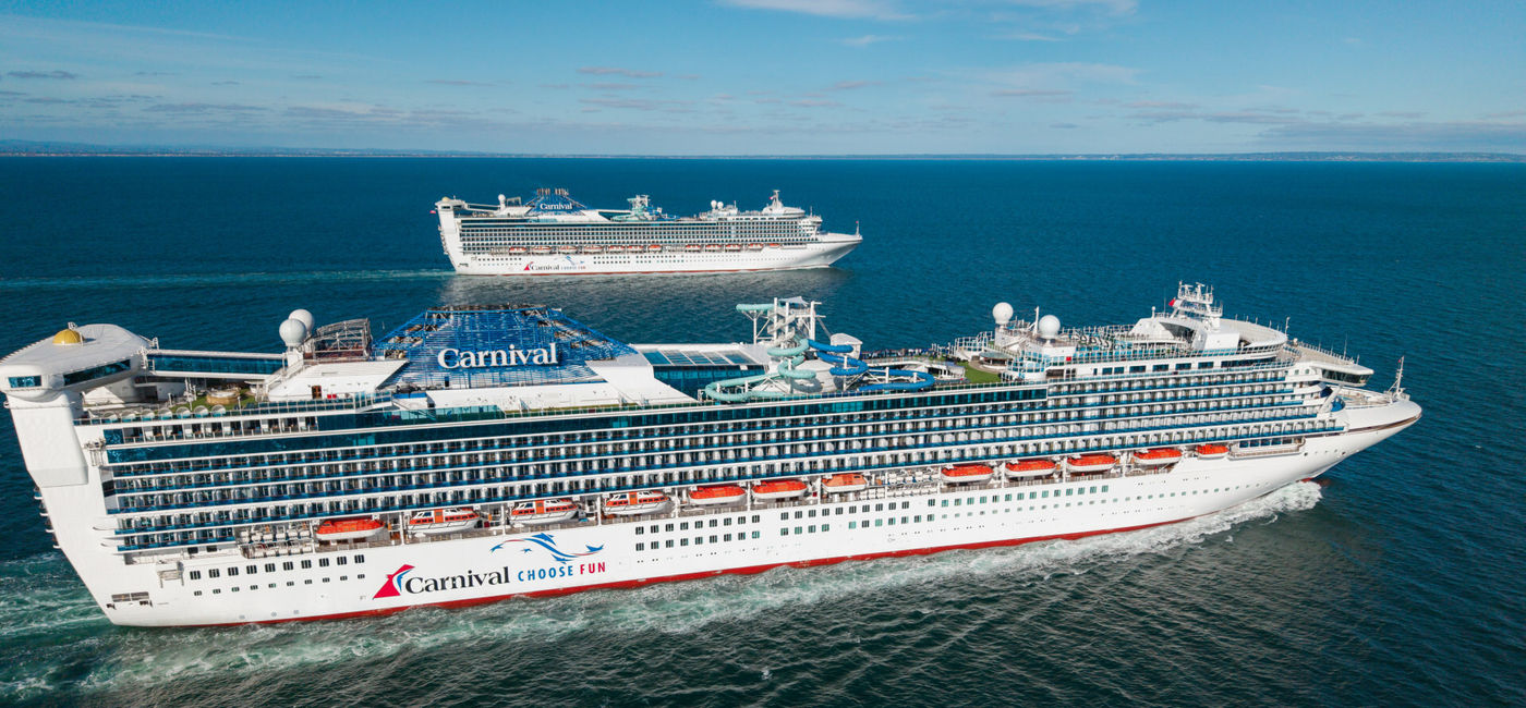 Image: The Carnival Adventure and Carnival Encounter will sail from Sydney and Brisbane this spring and summer. (Photo Credit: Carnival Cruise Line)