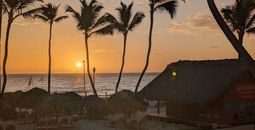 Caribe Deluxe Princess room view, Sunrise in Punta Cana Dominican Republic