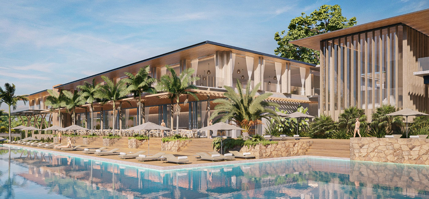 Image: Rendering of the Club Med South Africa Beach & Safari resort, opening in 2026. (Photo Credit: Club Med)
