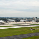 aerial view of Philadelphia's International Airport