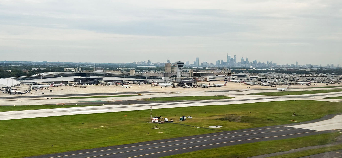 Image: An aerial view of Philadelphia's International Airport. (Photo Credit: Photo by Paul J. Heney.)