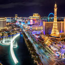 Aerial view of the Las Vegas Strip