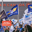 Picket outside Air Canada HQ