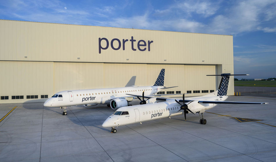 Porter E195-E2 and Dash 8-400