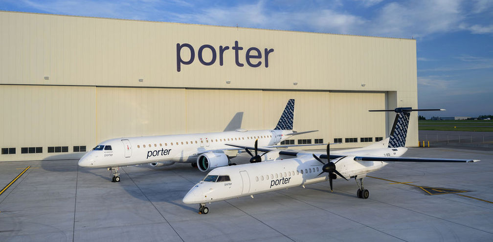 Porter E195-E2 and Dash 8-400